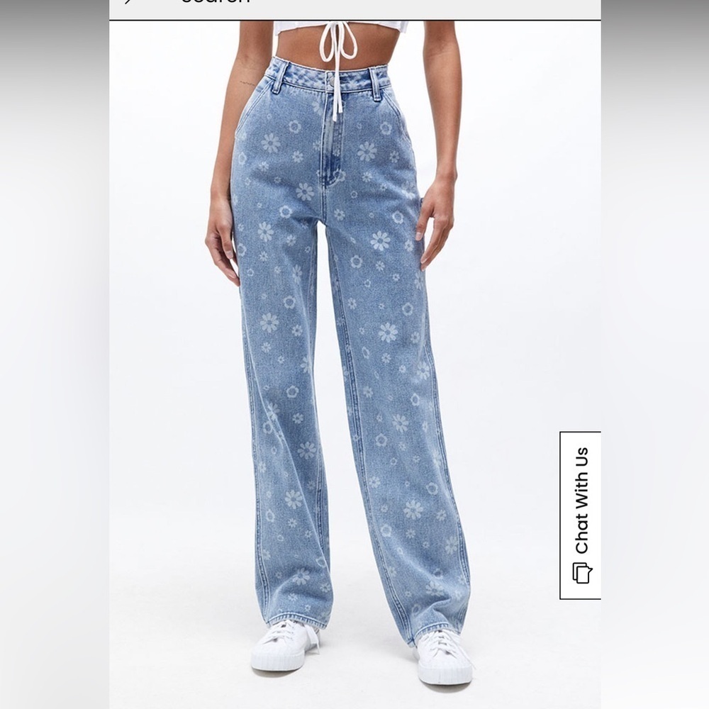 NWT SOLD OUT PacSun tonal Boyfriend Carpenter Pants jeans size 26